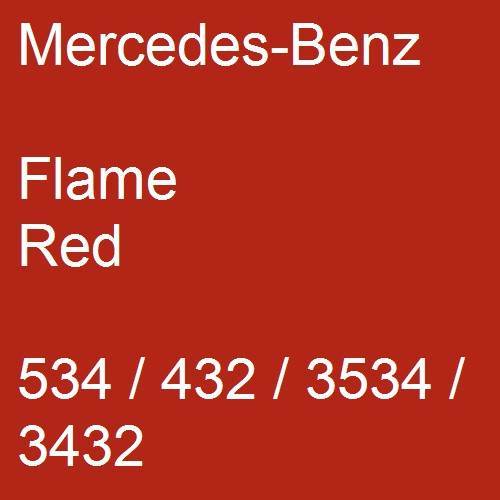 Mercedes-Benz, Flame Red, 534 / 432 / 3534 / 3432.